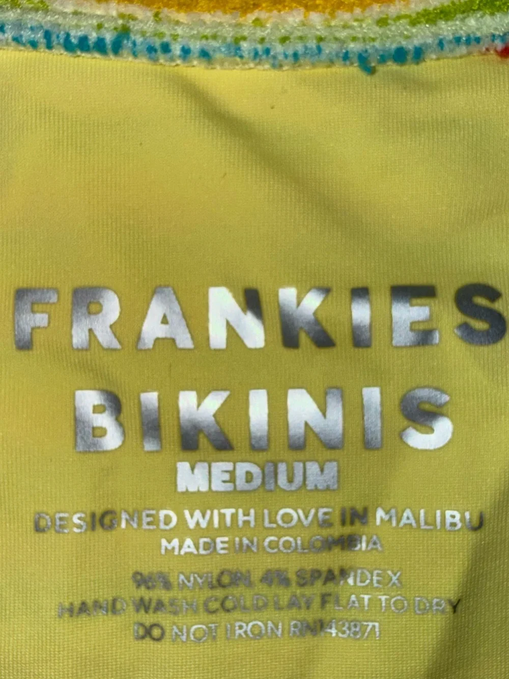 Frankie's Divine terry skimpy bikini! P Multicolor Stripe(both top and bottom)